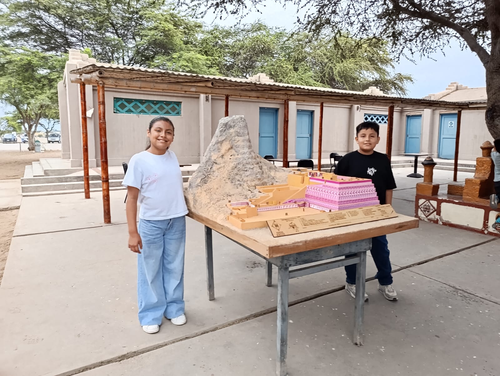 Maqueta de la Huaca